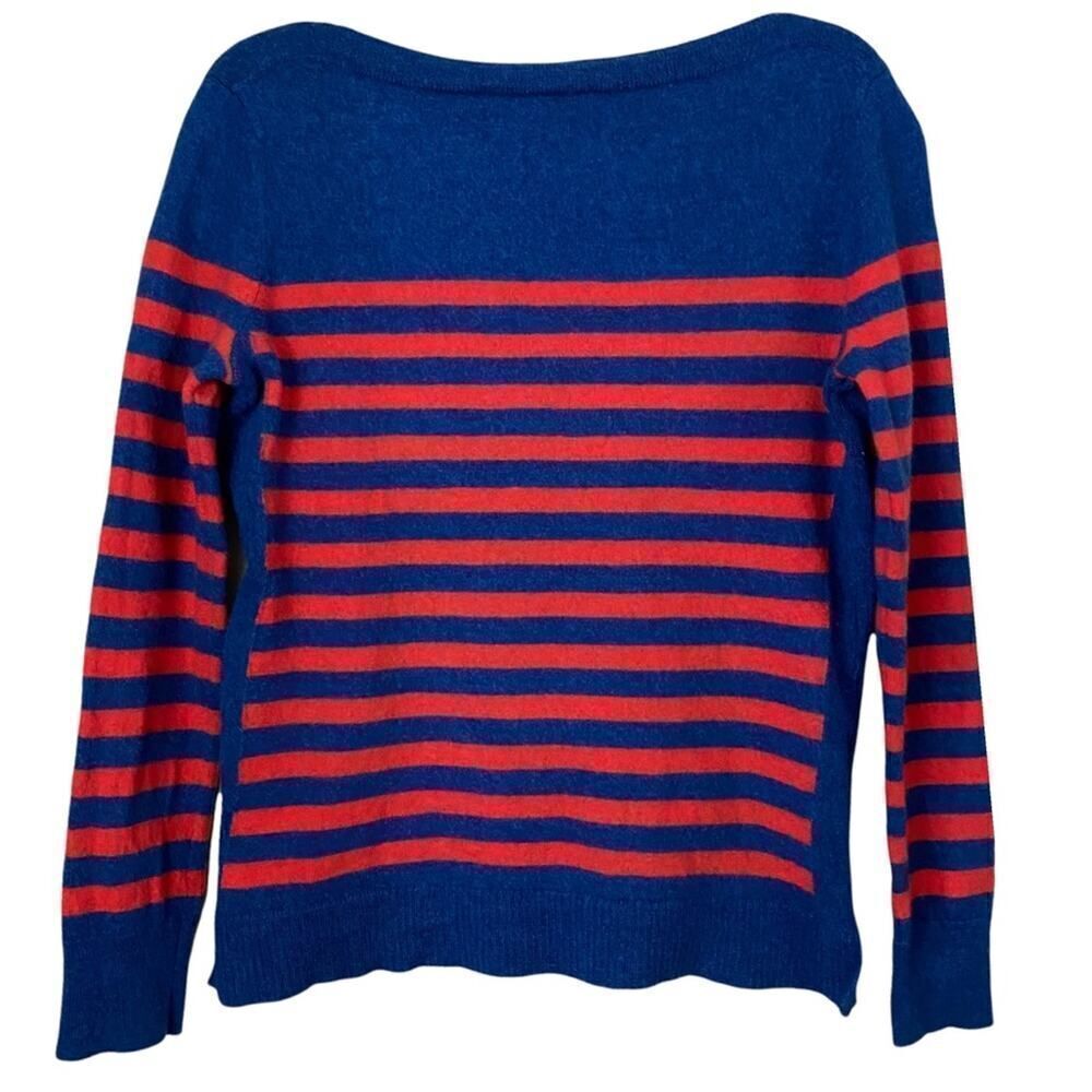 Talbots Marino Wool Striped Sweater Size Medium